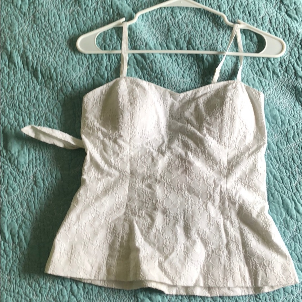 Lilly Pulitzer McCallum top Resort White -size 4